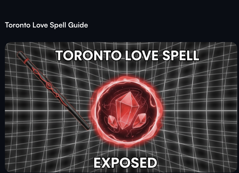 Love Black Magic Spell Caster in Toronto Canada